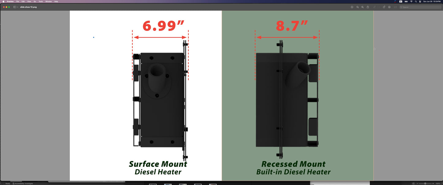 OVERLAND CAVE ADVENTURE BUILT -IN HEATER - JEEP OR BRONCO DRIVER SIDE BACK WINDOW