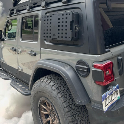 OVERLAND CAVE ADVENTURE BUILT -IN HEATER - JEEP OR BRONCO DRIVER SIDE BACK WINDOW