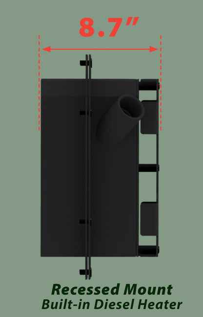 OVERLAND CAVE ADVENTURE BUILT -IN HEATER - JEEP OR BRONCO DRIVER SIDE BACK WINDOW